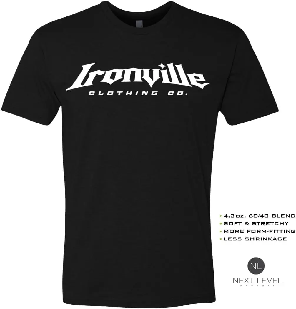 Ironville Gym Gorilla Bodybuilding Soft Blend T Shirt