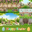 Весенний Пасхальный кролик SeekPro, украшение на день рождения, десерт, стол, фон для детского крещения, фон для фотостудии