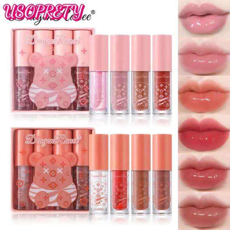 

Plump Moisturizing Mirror Pearl Lip Gloss Long Lasting Transparent Toot Lip Glaze Set Hine Glitter Lip Gloss Makeup Cosmetics