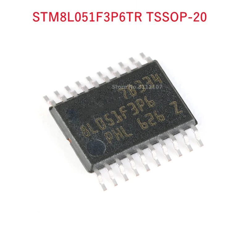 

STM8L051F3P6TR TSSOP-20 16MHz/8KB Flash/8-bit microcontroller