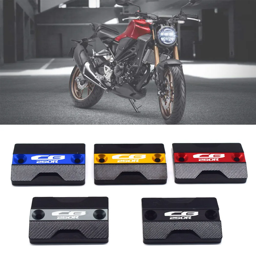 

For HONDA CB125R CB150R CB250R 2018-2020 2019 CB 125R 150R 250R Aluminum Front Brake Fluid Reservoir oil Tank Cap Cover