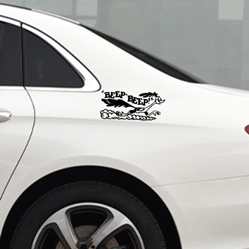 Фото Наклейки на автомобиль с героями мультфильмов Road Runner, грузовик, ноутбук, виниловые аксессуары, наклейка, OldFast №2