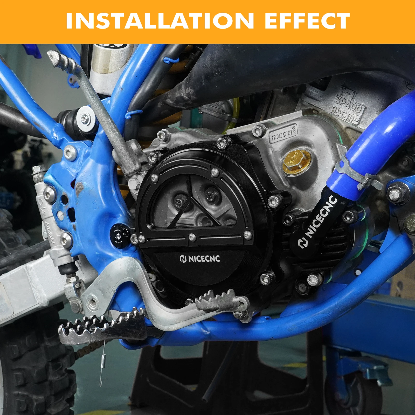 Прозрачная крышка сцепления двигателя для Yamaha YZ85 2002-2023 YZ65 2018-2023 YZ 65 85 прозрачная