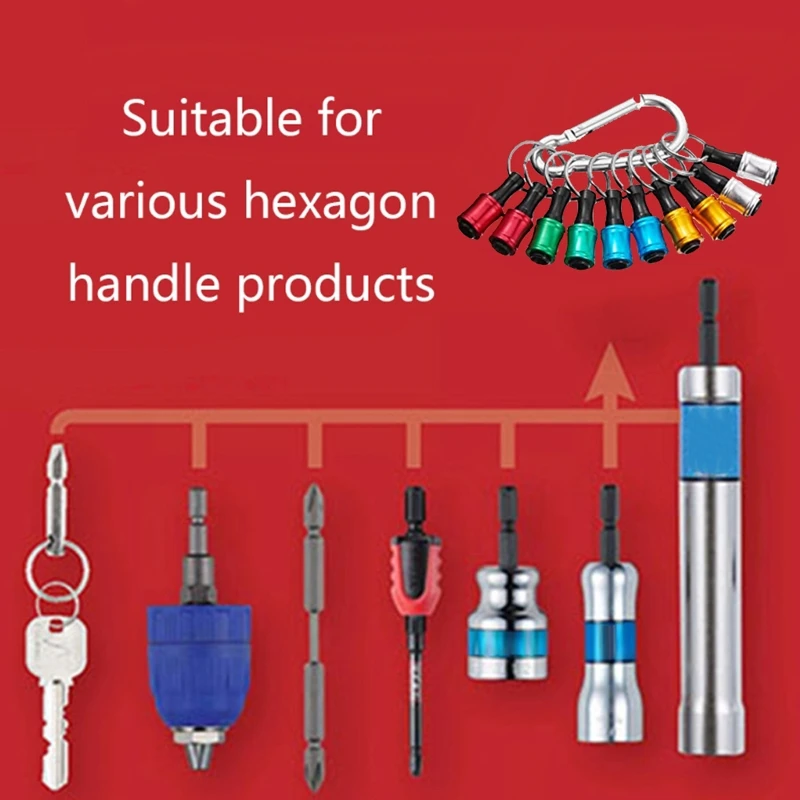 5 шт. 1/4 дюйма держатель отверток с шестигранным хвостовиком удлинитель винт