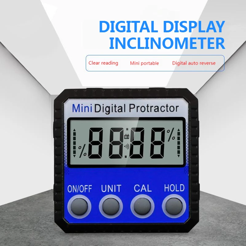 

Digital Level Angle Gauge 360°Mini Measuring Digital Inclinometer With Magnetic Base Electronic Universal Bevel Protractor