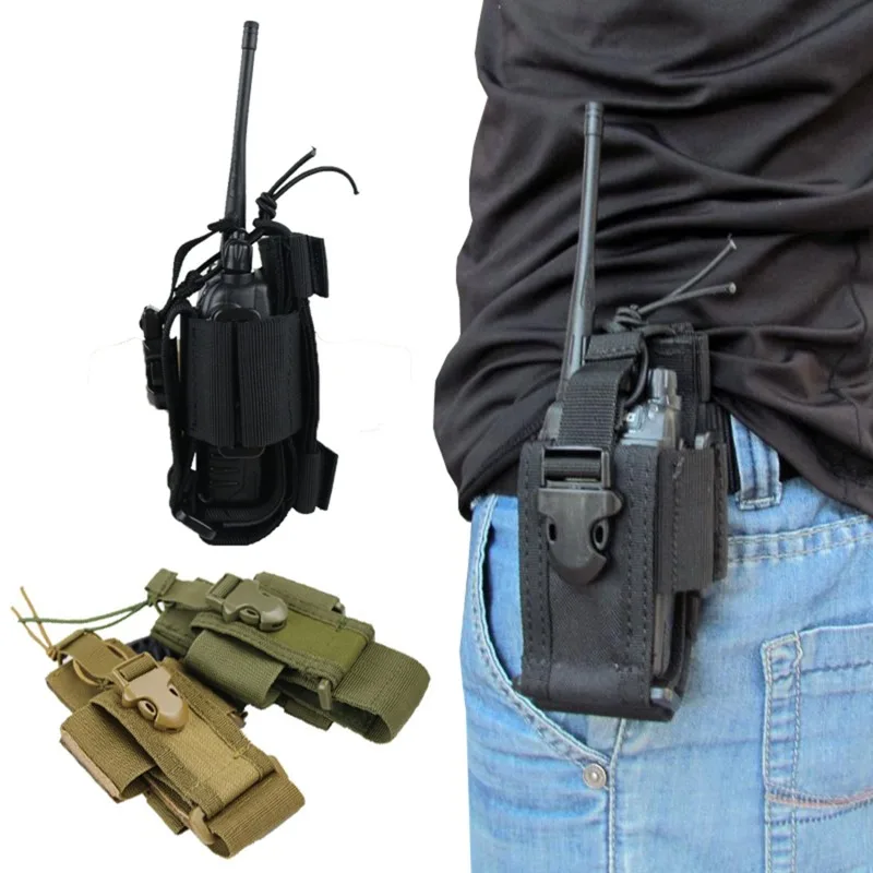 

1000D Nylon Molle Pouch Radio Walkie Talkie Holder Bag Belt Pack Hunting Accessories Magazine Pouch Outdoor Airsoft Equipment