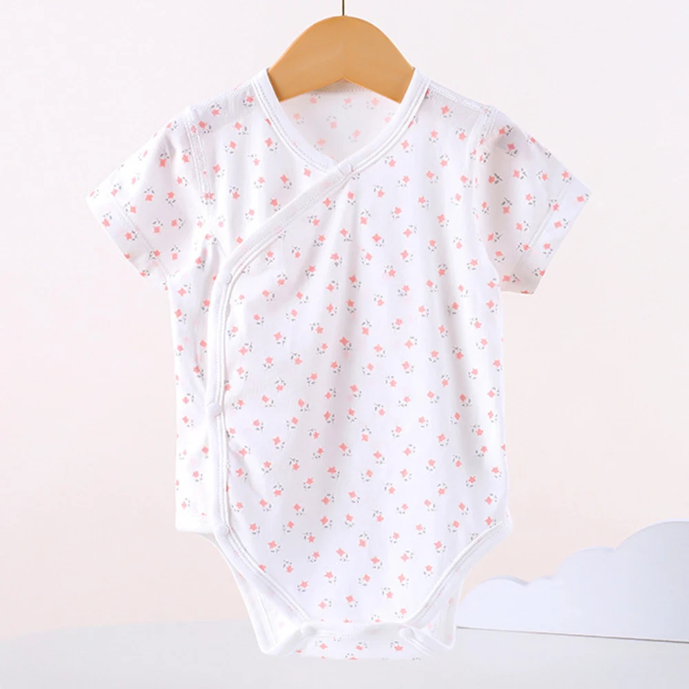 Комбинезон хлопковый для мальчиков/девочек летний с очаровательным узором