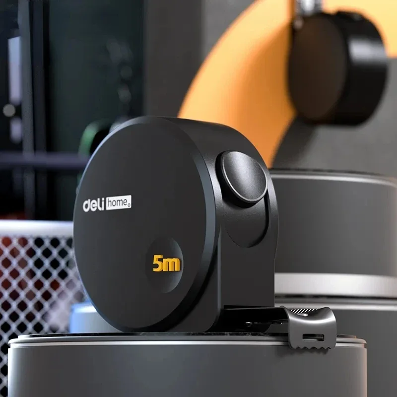 Измерительная лента Xiaomi Deli 3/5 м из черной стали измерительная устойчивая к