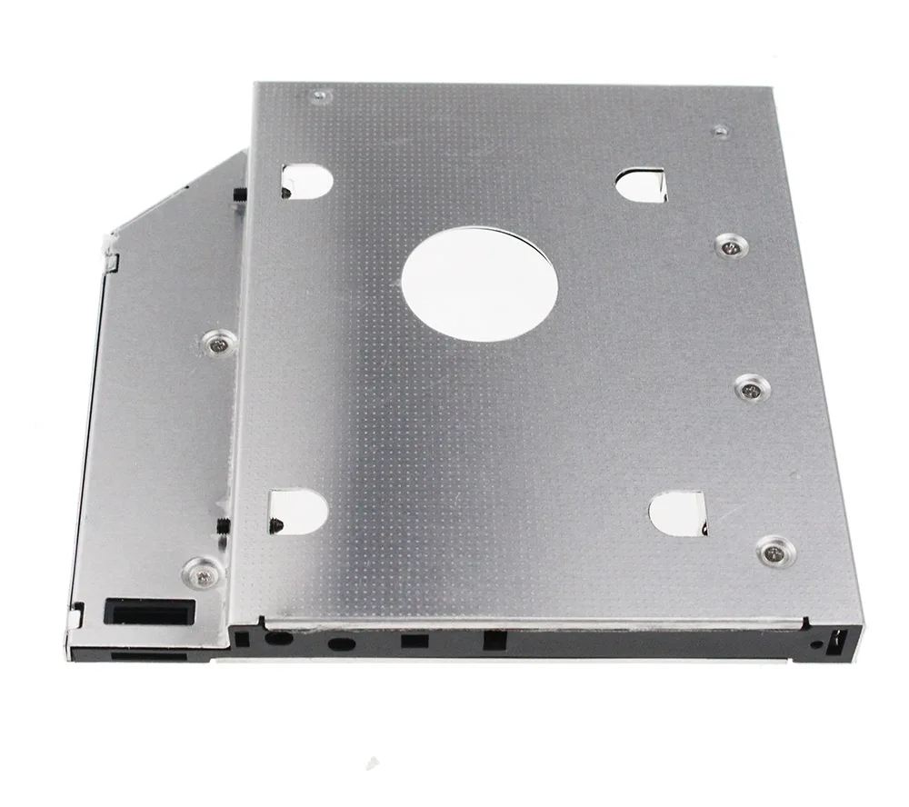 New 12.7mm Aluminum Metal Material 2nd HDD Caddy SATA To SATA 2.5" SSD HDD Case For Laptop ODD DVD/CD-ROM Optibay images - 6