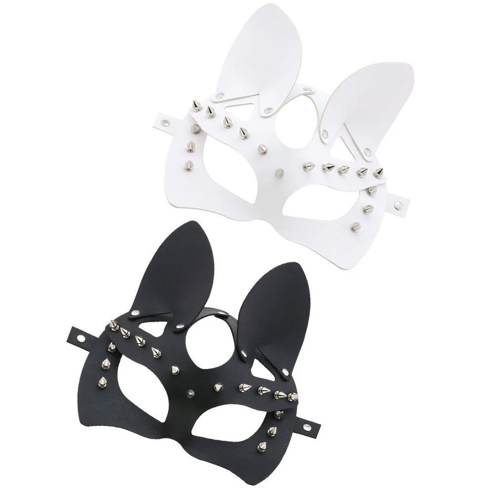 

2 Pcs Blindfold Party Prop Carnival Mask Costume Decor Halloween Punk Supply Metal Style Men Women Outdoor Decoration
