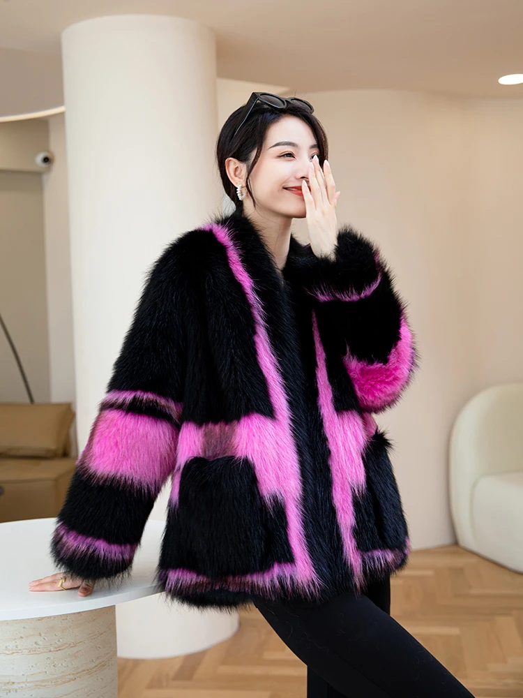 

Женское винтажное пальто из натуральной кожи, верхняя одежда в стиле пэчворк