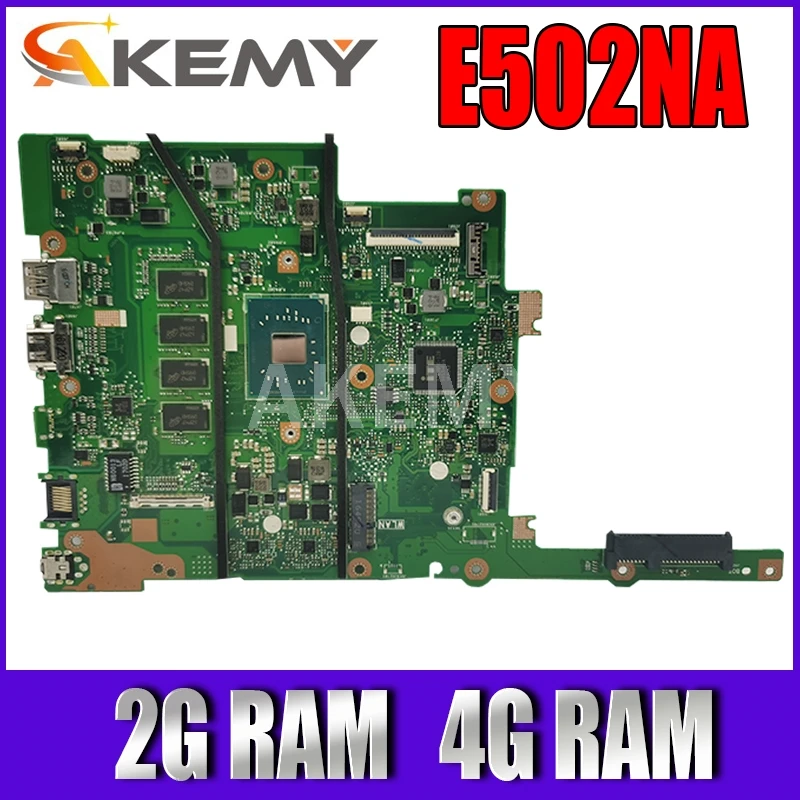 

Материнская плата Akemy E502NA E402NA для ноутбука E502N E502NA E402N E402NA материнская плата 100% протестирована ок W/ N3350 2 ГБ 4 ГБ