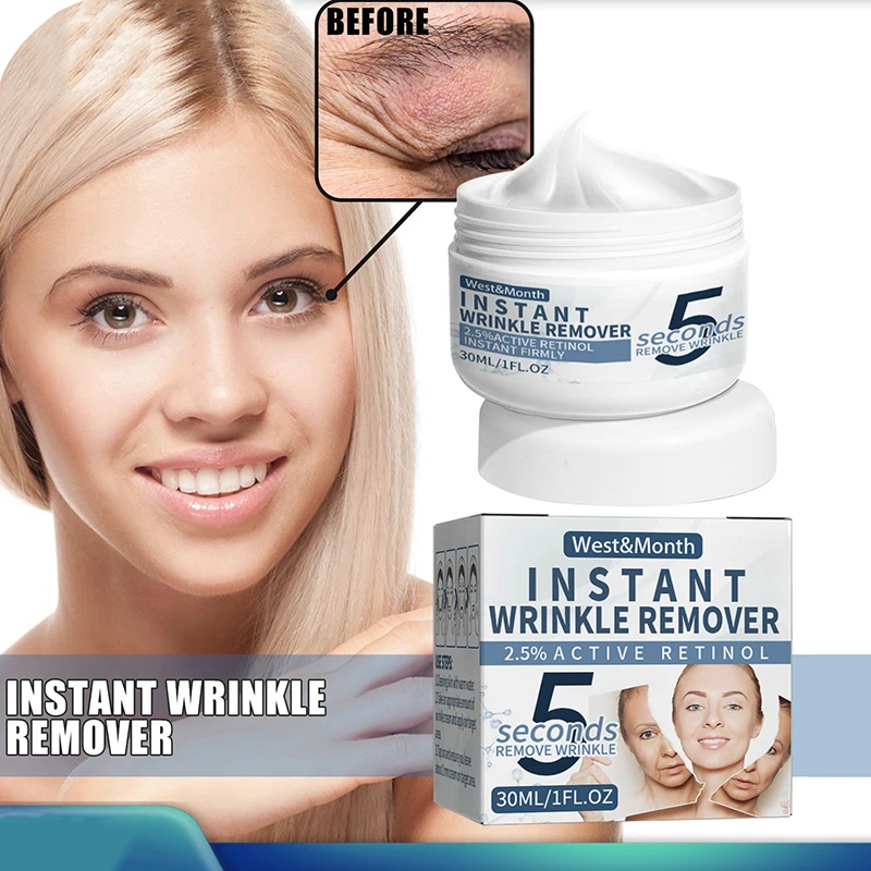 

Wrinkle Remove Retinol Face Cream Lifting Tightening Moisturizing Facial Crease Fade Fine Line Emulsion Skin Rejuvenating Lotion