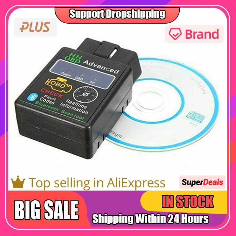 

Bluetooth V2.1 Мини Elm327 Obd2 сканер OBD Автомобильный диагностический инструмент считыватель кодов для Android Windows Symbian английская Прямая поставка