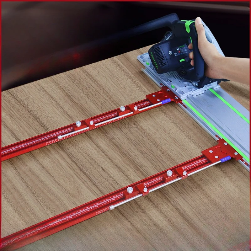 Carpentry Parallel Guide Rail Electric Circular Saw Engraving Machine Electric Tool Board Opening Woodworking Tool Sets