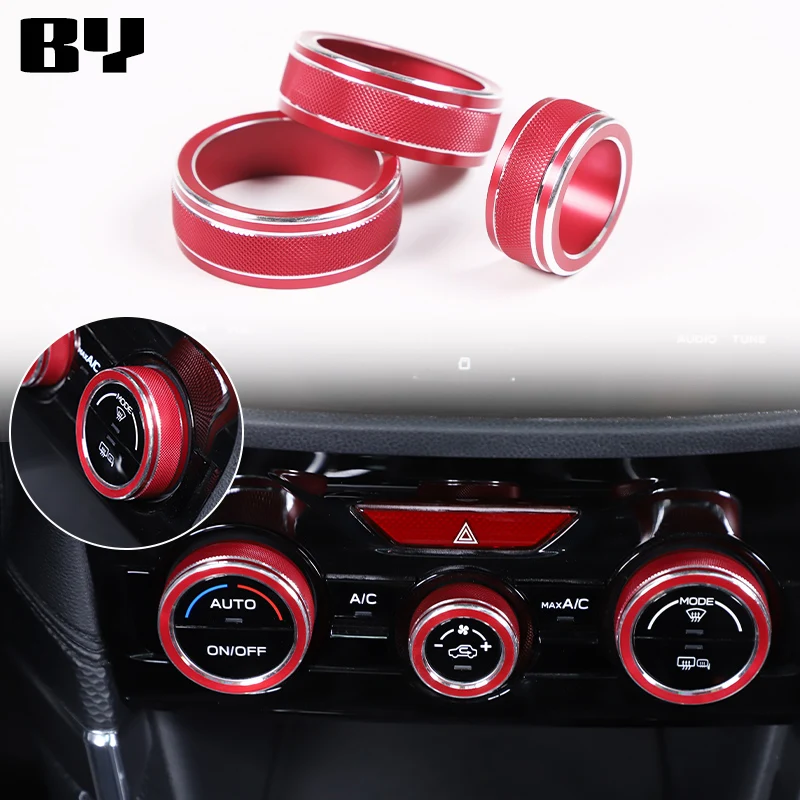 

Для Subaru Forester 2019 2020 2021 2022 2023 Crosstrek XV Impreza 2019-2024 ручка переключателя кондиционера автомобиля декоративное наружное кольцо