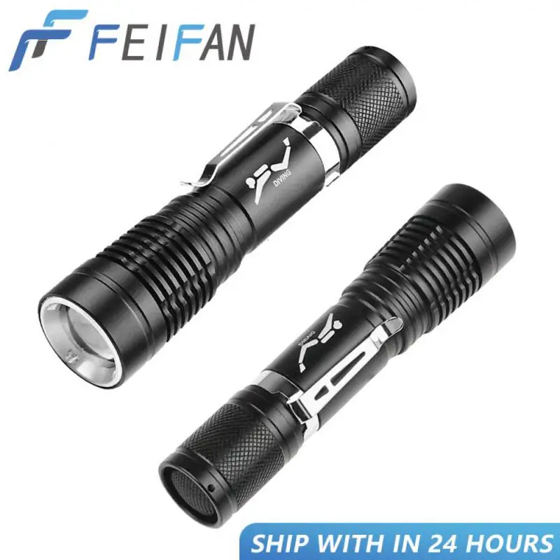 

Mini LED Diving Flashlight Pen Clip Portable Fixed Focus Waterproof Light P20 5W 300Lm Bright Camping Tent Fishing Lamp Torch