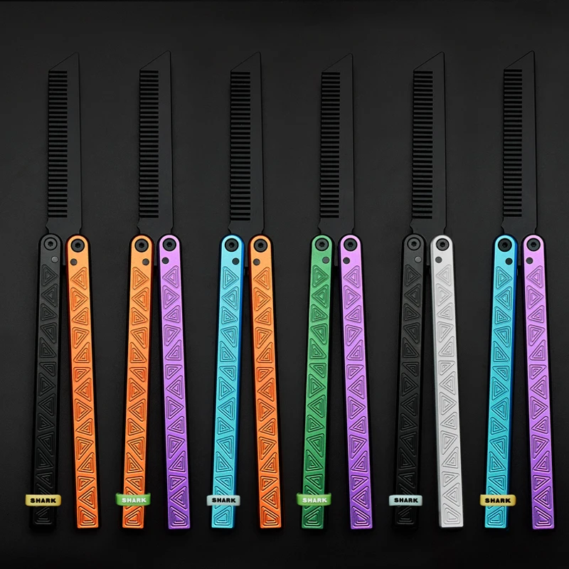 

Balisong Flipper Trainer Knife Baliplus Original Glidr Clone Bushing System Aluminum Handle CNC Safe EDC