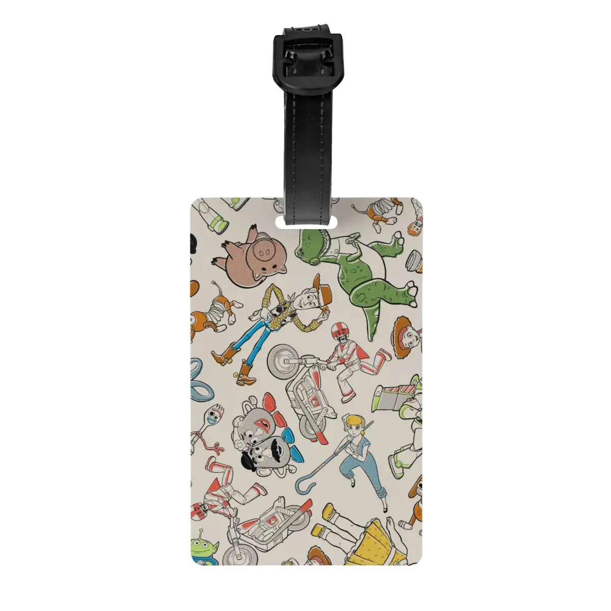 Багажная бирка История игрушек 4 Ретро герой бросок чемодан портативный этикетка
