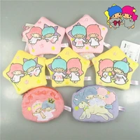 sanrio littletwinstars anime cartoon exquisite cute girl mini purse card bag plush doll pendant children girls gifts couple toy