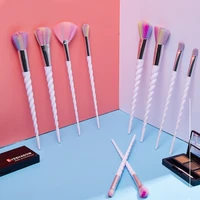 10pcs unicorn makeup brushes sets foundation powder cosmetic blush eyeshadow women beauty glitter make up brush toolsmaquillaje