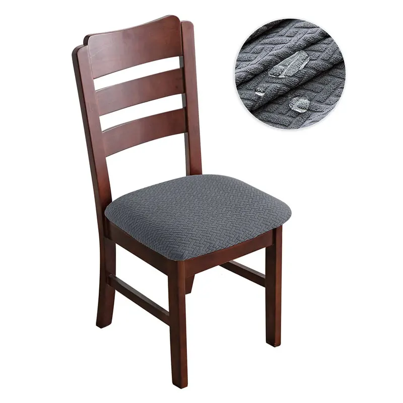 

2023 Waterproof Fabric Chair Cover Plaid Stretch Non-slip Covers For Dining Chairs For Kitchen Chair Cushion Cover For Dining
