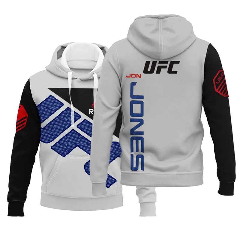 

2023 3D Printing Bestselling Hybrid Martial Arts Connor McGregor MMA Rashguard Sports Pullover Boxing Zipper Hoodie