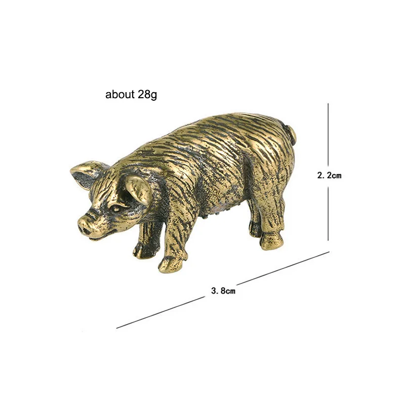 

Статуэтка свиньи из латуни