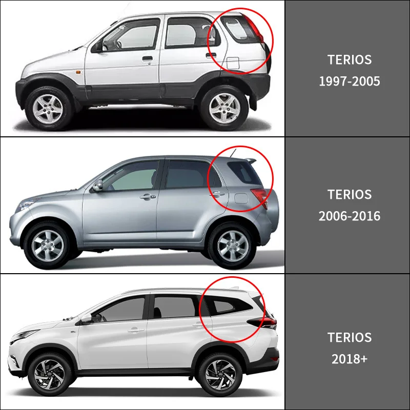 Подходит для Toyota Daihatsu Terui Солнцезащитный козырек от дождя и TERIOS Оконный