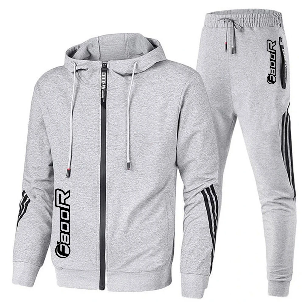 FOR BMW F800R F900R F900 F900XR F 900 X XR 2023 new men's casual sportswear sportswear hooded printe top trousers