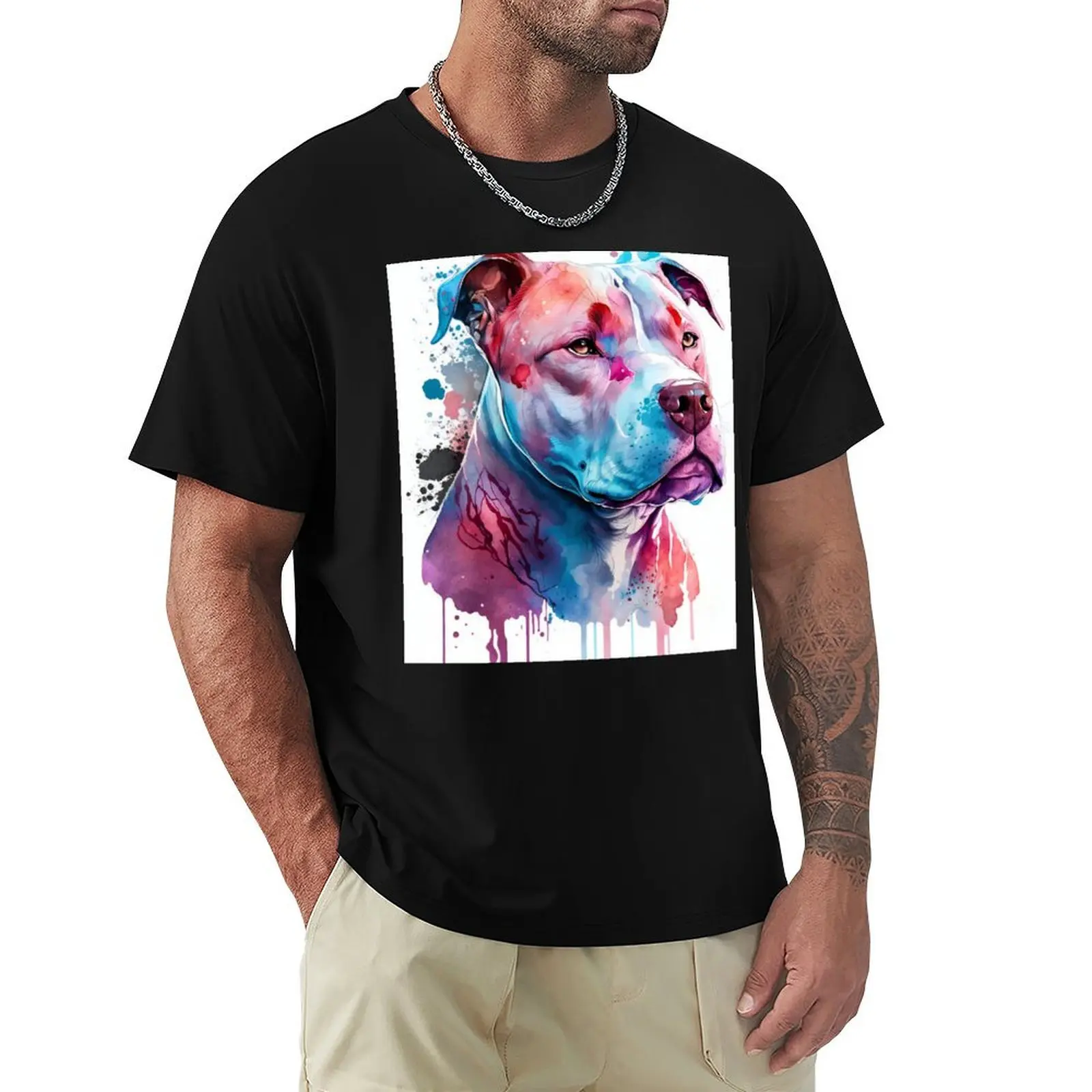 Футболка Собаки — мои любимые люди с ретриверами питбуль-терьером мужская