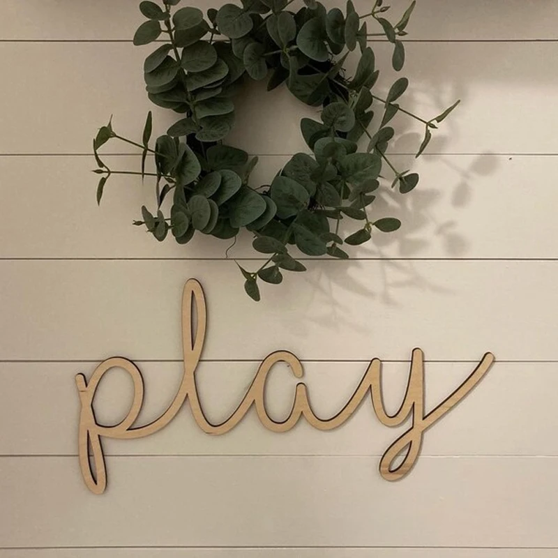 Пользовательская игра на весь день с деревянной надписью вывеска для игровой