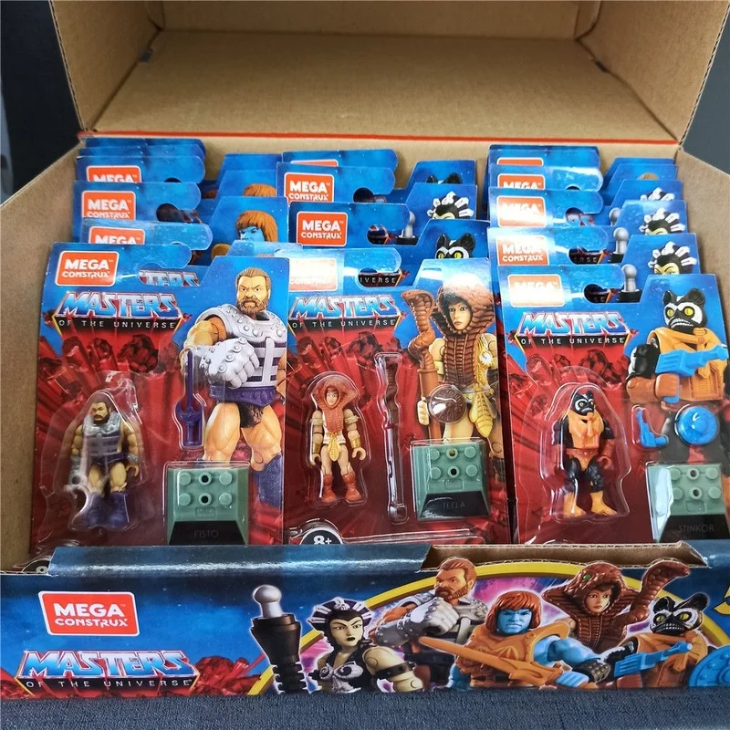 

Original HeMan Figure Masters Doll The Universe Model Movable Building Block Ornaments Accessories Children Present