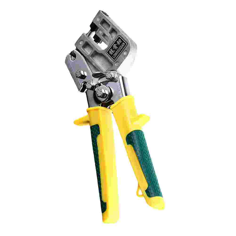 

Keel Pliers Tool Ceiling Forceps Clamp Punching Hand Crimper Joist Punch Flat Riveting Drywall Hole Single Crimping Ratchet