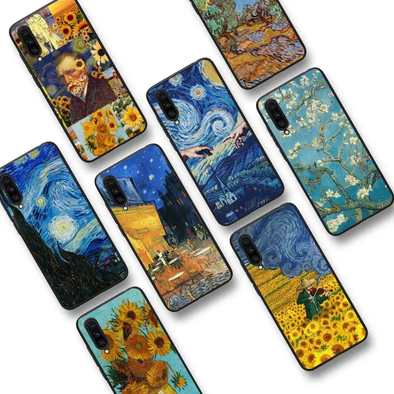 

Van Gogh Starry Sky Art Phone Case For Xiaomi mi9 mi8 F1 9SE 10lite note10lite Mi8lite Coque for xiaomi mi5x