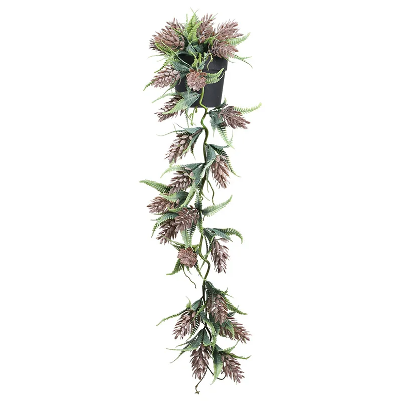 

False Simulated Mandala Grass Potted Plants Simulation Mandala Grass Vine Plants Artificial Hanging Home Garden Decor