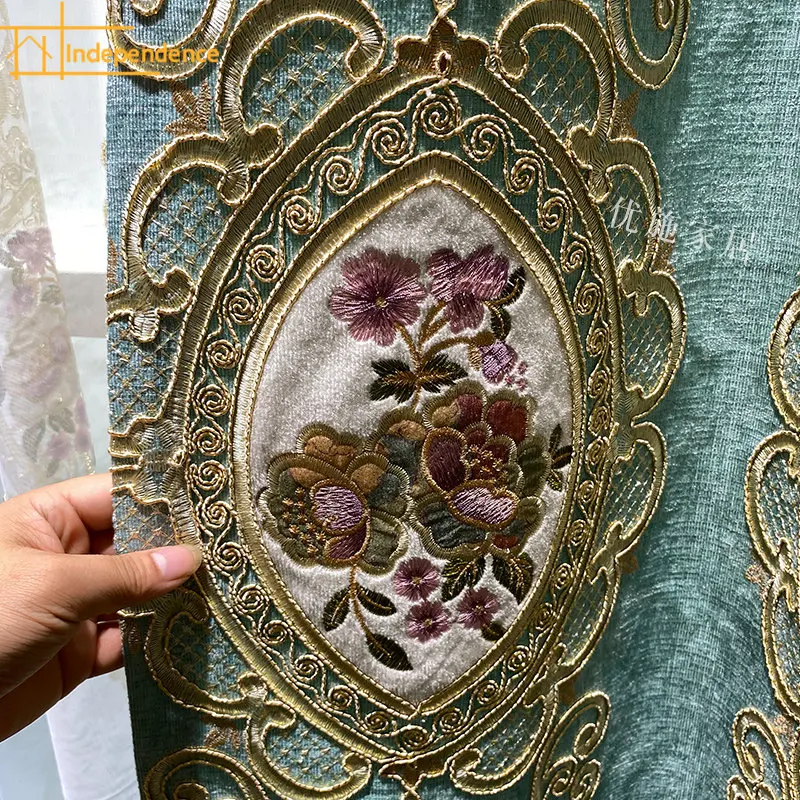 

Шторы с вышивкой для гостиной, столовой, спальни