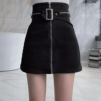 gothic y2k vintage mini skirt women punk patchwork summer black high waist skirt bodycon sexy skirts woman fashion 2022