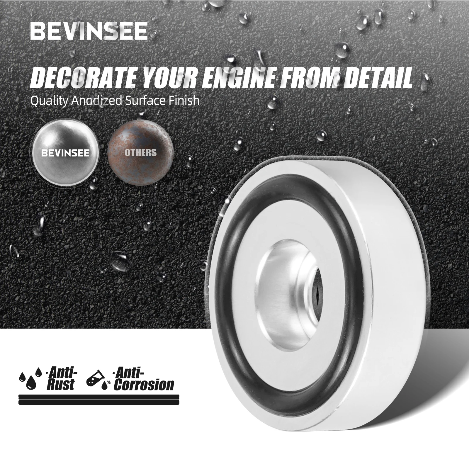 BEVINSEE 16PCS Крышка клапана шайбы уплотнения болт гайки комплект Для Honda Civic Si Del Sol Prelude