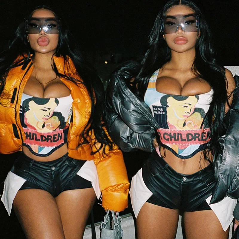 FTS 2022 Fashion Summer Streetwear Female Clothing PU Leather Sexy Skinny Big Pocket Shorts For Women