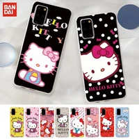 bandai cartoon hello kitty phone case for huawei p50 p40 p30pro plus psmarts mate 40 30 y8 y7 honor60 50 play4tpro transparent