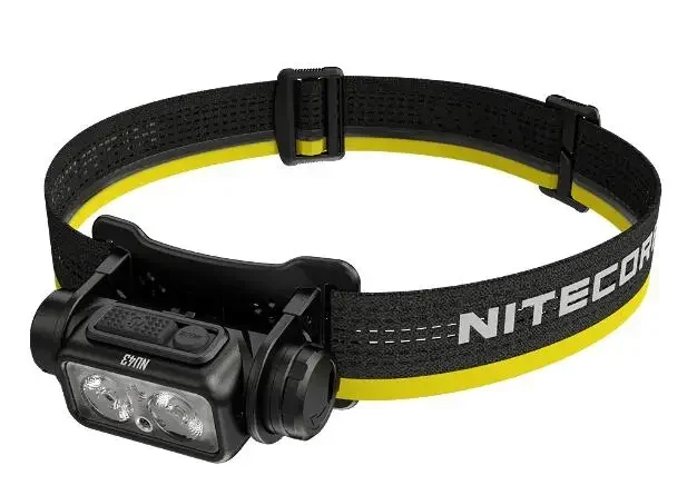 

NITECORE NU43 1400 люмен, перезаряжаемая батарея для налобного фонаря, встроенная литий-ионная батарея 3,400 мАч, цвет луча, белый + красный свет