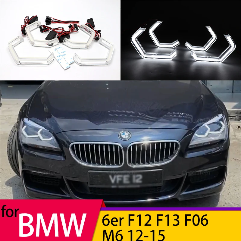 

M4 Iconic Style LED Crystal Angel Eye Kit Eyes Kits for BMW 6 Series F12 F13 F06 M6 640i 650i 2012 2013 2014 2015 Accessories