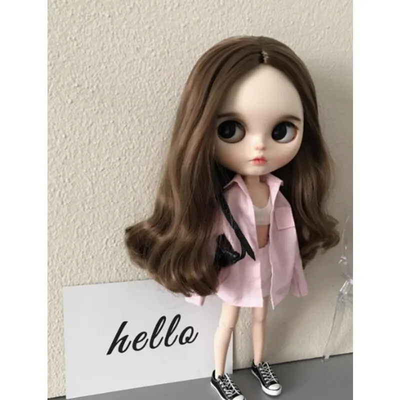 BBIKG334 New styles Customized Doll pink clothes tshirt hoodies pants for your bb fr ob24 ob27 pp liccaa blythee dolls