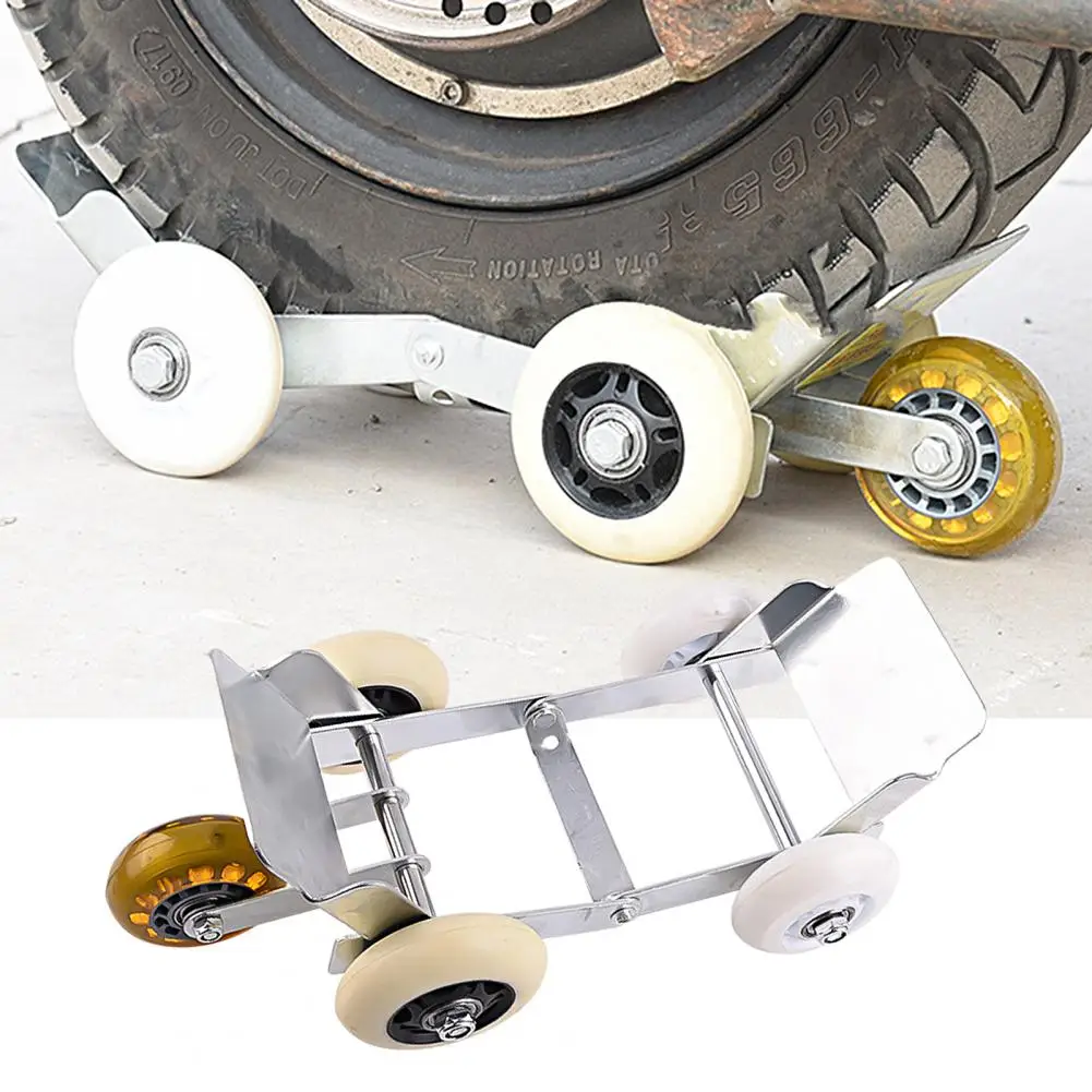

Motorcycle Trailer Foldable Moving Car Trailer Assisting The Emergency Electric Car Booster Load-bearing Tire Booster Accessorie