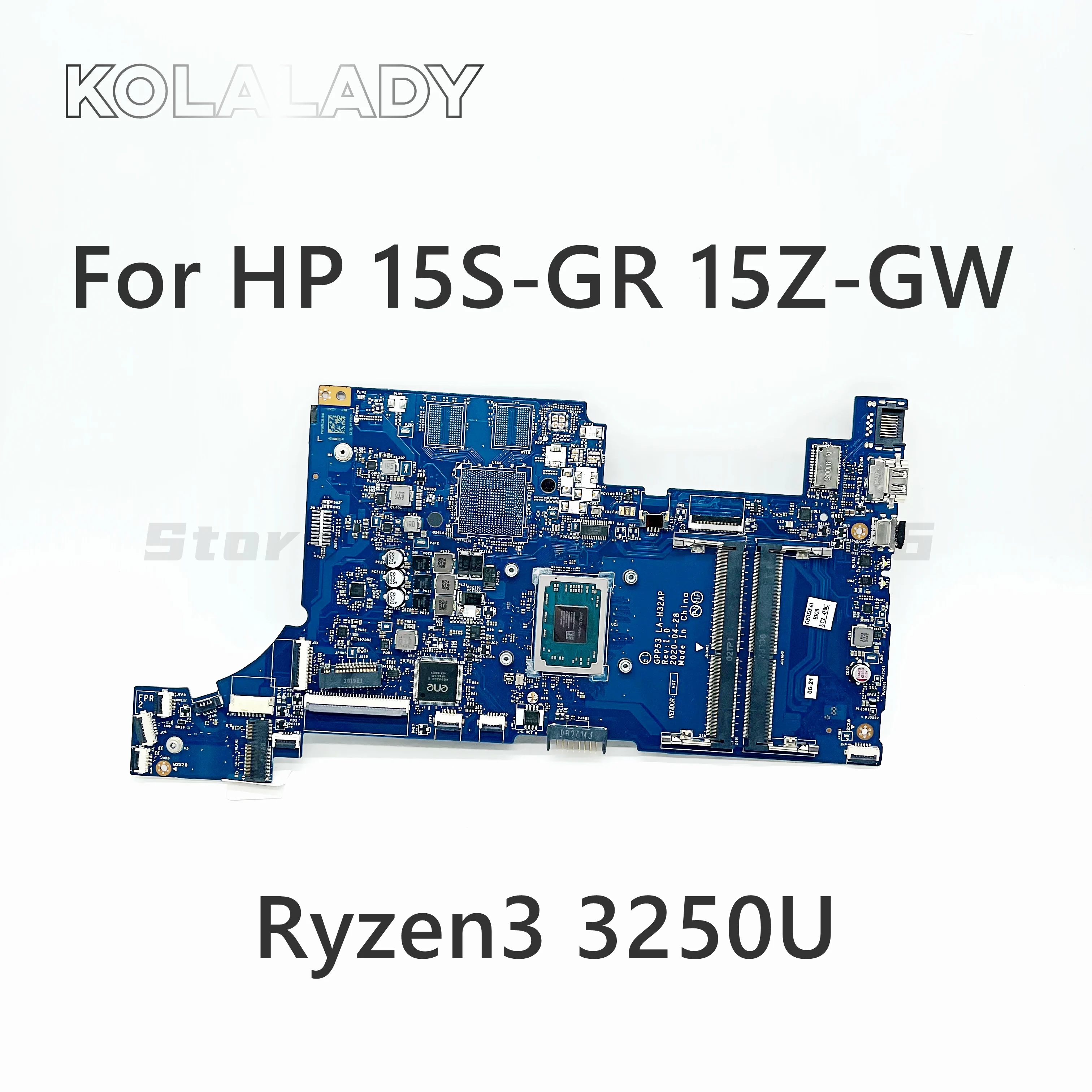 M04856-001 для HP 15S-GR 15-GR 15s-gr002au материнская плата ноутбука GPP53 M03669-001 с процессором Ryzen3