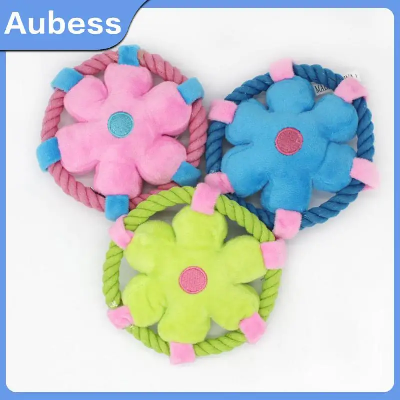 

Tri-color Dog Toys Soft Circular Design Dog Training Throwing Toys Excellent Materials Wholesale Pet Products 1pcs Toys