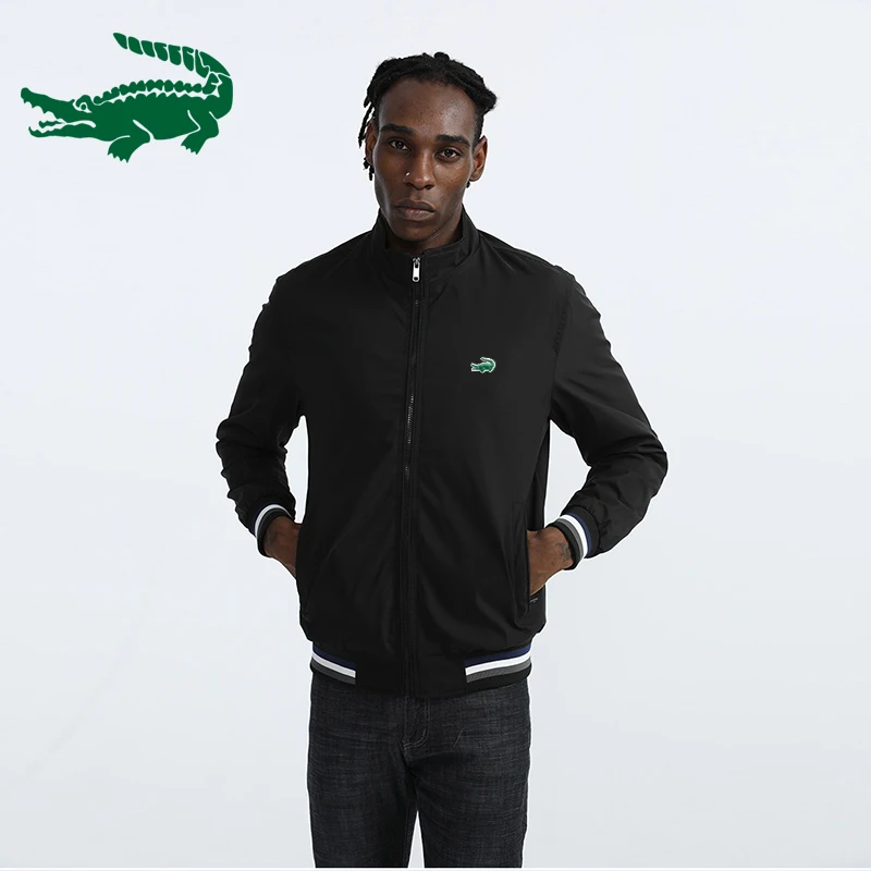 2023 Autumn Winter New Men's Jacket Suit Casual Suit Splicing Trousers Bomber Stand Collar Jacket High Quality Jacket Suit