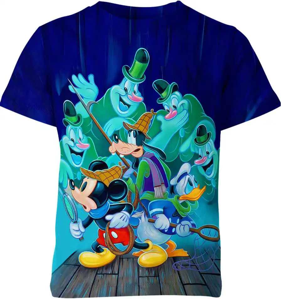 Футболка à col rond Donald Duck pour enfants impression 3D couple Kawaii rue loisirs sport grand haut tendance été энергия