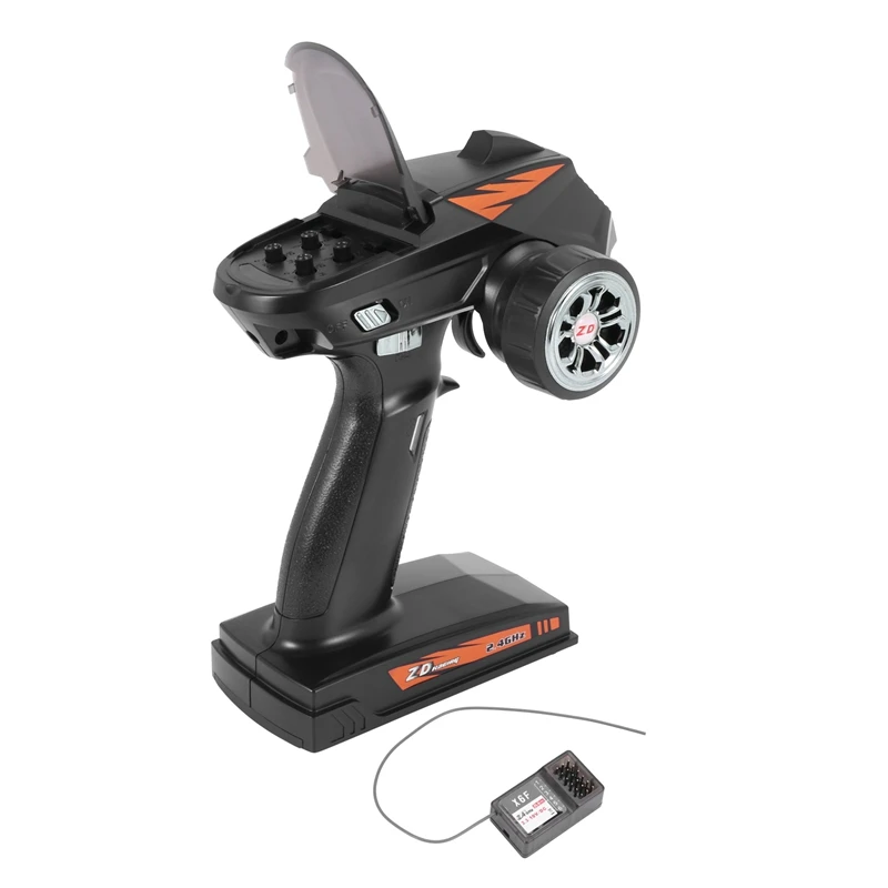 

-2.4Ghz 4CH Radio 500M Remote Control Transmitter With Receiver For RC Car Boat Tank Vehicle SCX10 TRX4